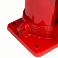 Cric hydraulique pneumatique long de 6 tonnes en acier de haute qualité pour levage de moteur de voiture, grue et palan