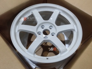 <span class=keywords><strong>ล้อ</strong></span>แม็กซ์ MN Forged 5x120 5x114.3 <span class=keywords><strong>สี</strong></span><span class=keywords><strong>ขาว</strong></span> Volk Racing <span class=keywords><strong>Te37</strong></span> สำหรับ M340i F80 E92 M3 F82 M4 Tesla Model S Jdm - Product Image 2
