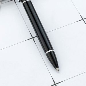 Stylo bille en métal personnalisé avec logo, 1,0 mm, mécanisme rotatif pour écrans tactiles, vente en gros - Product Image 3