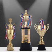 Trofeos y Medallas de Metal Personalizados para Fútbol y Baloncesto, Trofeo Creativo para Competencia de Baile Estudiantil y Reunión Deportiva, Trofeo de Fútbol