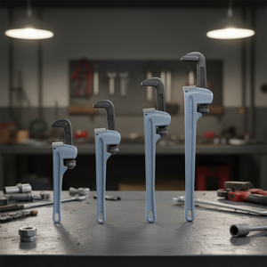 Juego de 4 Llaves Ajustables para Tubos de Aluminio, Métricas de 10, 14, 18 y 24 Pulgadas, para Uso Industrial y Bricolaje - Product Image 2