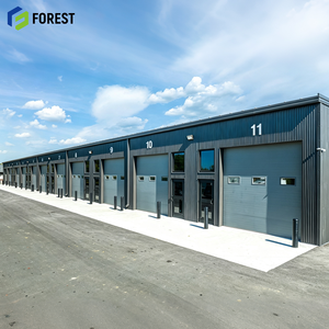 Entrepôt commercial modulaire en acier ignifuge, structure robuste, préfabriqué, centre de distribution de marchandises - Product Image 1