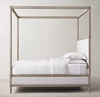 Indoor Neuankömmling Luxus Mode Holzrahmen Schlafzimmer Massivholz Moskito netz Vorhang Benutzer definierte Möbel Schlafzimmer Sets Holzrahmen
