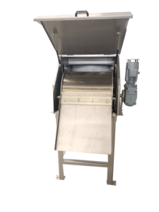 Filtre à tambour <span class=keywords><strong>rotatif</strong></span> externe pour <span class=keywords><strong>eaux</strong></span> <span class=keywords><strong>usées</strong></span>, <span class=keywords><strong>tamis</strong></span> à fils en coin, contrôle PLC, fonctionnement automatique, acier inoxydable, garantie 1 an - Product Image 3