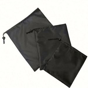 Custom Headphone Storage Bag Waterproof, Lightweight, Protective <b>Drawstring</b> <b>Pouch</b> for Earphones - Product Image 2