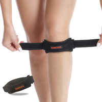 Bande de soutien rotulien en néoprène pour le genou, stabilisateur de tennis réglable avec protection professionnelle