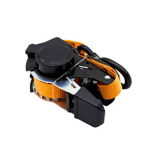 Correa de trinquete retráctil para motocicleta al por mayor con gancho en S, 3m, 500kg, cinta de amarre de carga, poliéster de alta resistencia certificado EN12195-2 - Product Image 3