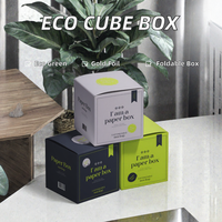 Maßgefertigte Umweltfreundliche Hochwertige Faltbare Kartonbox Matt Laminiert Goldfolie Geprägtes Logo Recycelbare Kraft-Kosmetik-Geschenkbox