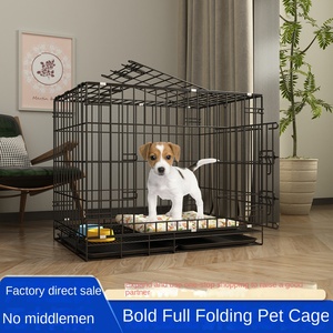 Jaula Rectangular Pequeña para Perros, de Alambre de Hierro, Plegable, sin Instalación, para Interiores y Exteriores, para Perros, Gatos, Conejos - Product Image 5