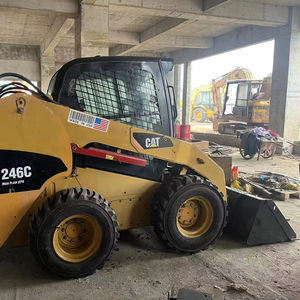 Caterpillar d'excellente qualité pour la mini-chargeuse compacte Cat 246C en bon état de fonctionnement avec composant de moteur principal - Product Image 1