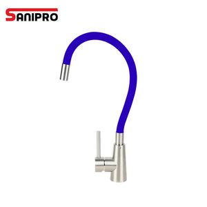SANIPRO miscelatore per <span class=keywords><strong>rubinetto</strong></span> dell'acqua del <span class=keywords><strong>lavandino</strong></span> del <span class=keywords><strong>rubinetto</strong></span> in acciaio inossidabile colorato più venduto SUS304 tubo in Silicone verde estraibile rubinetti - Product Image 3