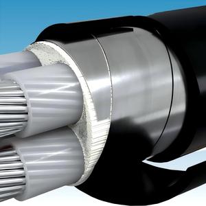 Câble d'alimentation YJLV <span class=keywords><strong>1</strong></span>-<span class=keywords><strong>5</strong></span> conducteurs 10-630mm² 0.6/1kV en aluminium XLPE pour distribution primaire - Product Image 4