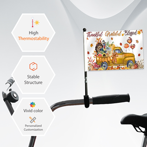 Swil Bán Buôn Tùy Chỉnh Đất Nước Xe Đạp Cờ Xe Đạp Quảng Cáo Polyester Cờ Mini Đi Xe Đạp Xe Đạp Cờ - Product Image 4