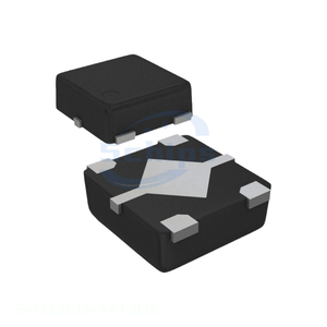 Circuit intégré de gestion de l'alimentation (PMIC) S-1333C15-A4T2U3, régulateur linéaire 1,5 V 300 mA HSNT4 B 4 SMD, fils plats, patin exposé, canal fabricant Ele - Product Image 1