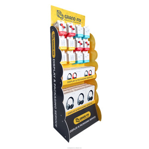 Tùy chỉnh hai mặt móc điện thoại trường hợp hiển thị giá sạc cáp Kệ sẵn sàng Phụ kiện điện thoại earophone hiển thị các tông đứng - Product Image 1