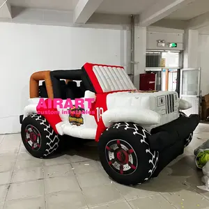 Globo inflable del coche del Jeep para la venta, vehículo todoterreno inflable gigante