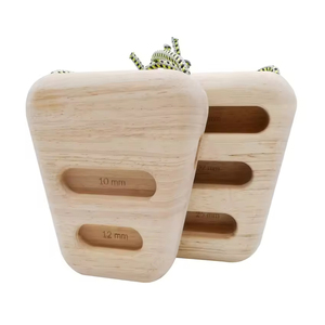 Tabla de escalada de madera portátil con 3 orificios para los dedos, entrenador de agarre y fuerza para brazos, para uso en exteriores. - Product Image 3