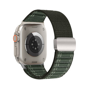 Bracelets magnétiques en nylon tendance, durables et respectueux de la peau, compatibles avec <span class=keywords><strong>Apple</strong></span> <span class=keywords><strong>Watch</strong></span> 11 10 9 <span class=keywords><strong>8</strong></span> - Product Image 4