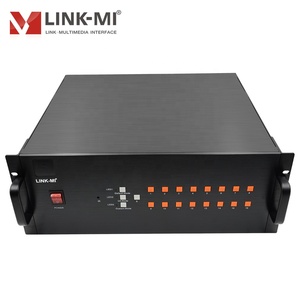 LINK-MI 9x1 מרבב וידאו HD מרובה צגים עם כניסות BNC/VGA, רזולוציית 1080p, חלון PIP, שליטה מרחוק RS232, עשוי מתכת - Product Image 3