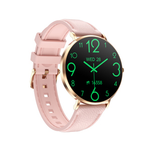 Montre connectée Android T8PRO Fashion en acier inoxydable ultra-mince avec écran AMOLED, appels Bluetooth, étanche IP68, magnétique, sportive, pour femmes, 2024 - Product Image 2