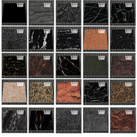 Prix pas cher Carrelages de sol en céramique de porcelaine émaillée de couleur foncée aspect granit rouge 600x600mm