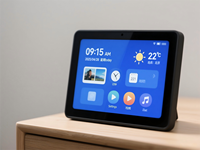 RK3126 10.1 pouces Android 8.1 système lecteur vidéo numérique usine vente chaude noir/blanc cadre de nuage en plastique
