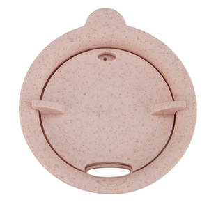 Resistente al calor de PP ecológico biodegradable de fibra de bambú de <span class=keywords><strong>trigo</strong></span> de plástico de doble pared vaso taza con tapa - Product Image 6