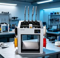 Imprimante 3D FDM à quatre extrudeurs U'1 haute vitesse (500 mm/s) avec grande surface d'impression de 270 mm, buse de 1,75 mm, 200°C