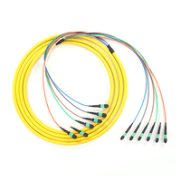 Câble Trunk MPO MTP Monomode OS2 Multimode OM3 OM4 8, 12, 24, 48 Fibres pour Communication 5G