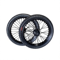 Jeu de roues 17 pouces en alliage Sur-Ron Light Bee X LBX Talaria Mx3 Mx4 pour tout-terrain et route, 70/90-17 90/80-17, prêt à monter