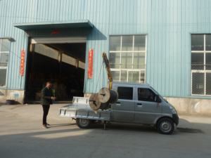 Mini grúa de recogida hidráulica con base giratoria con cabrestante eléctrico - Product Image 6