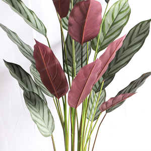 Tropical Offre Spéciale Soie En Plastique Artificielle Oiseau <span class=keywords><strong>de</strong></span> Paradis Plante Faux Bonsaï Plante pour La Maison Intérieur Extérieur Décoration - Product Image 4