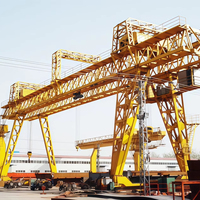 Kran Gantry Tipe Truss Double Girder Berkualitas Tinggi Harga Pabrik, Kran Transfer 10-100T Bersertifikasi CE ISO, Motor Gearbox Gear