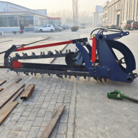 Miniexcavadora de Alta Calidad con Motor PTO, Tipo Cadena, Suspensión de Tres Puntos, Material de Acero al Manganeso, Fácil de Operar