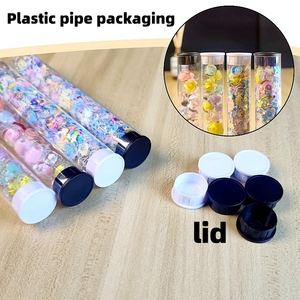 Produits en gros en vrac Tubes en <span class=keywords><strong>plastique</strong></span> <span class=keywords><strong>transparent</strong></span> de haute qualité Tubes en PC transparents Emballage de boîte cadeau avec couvercles pour le stockage de cadeaux - Product Image 5