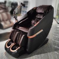 Blanc extra large corps complet avance électrique chauffé mordren 4d chaise de massage haute qualité 4 d 2024 robot avec haut-parleur