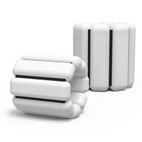 Bracelet lesté en silicone pour exercices de musculation, poids d'un kilo, pour poignets et chevilles, style anneau de gravité pour la course à pied