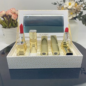 Luxury Brand Makeup Lipstick <b>Set</b> - Gold Tube Velvet Lipstick 1.5g X 5 Gift Box <b>Set</b> - Product Image 5