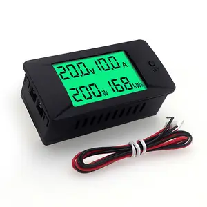 MITE MT025 300V 200A Shunt Car Volt Ampere Meter Wattmeter Kwh DC Electricity Tester Digital Voltmeter