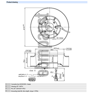 Ebm-papst R1G175-AB41-64/G01 EC Compact Centrifugal Fan Backward Curved Blower IP66 Protection 48V OEM HVAC Ventilation Cooling - Product Image 3