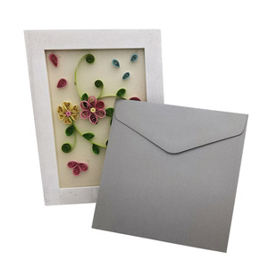 A4 A4 Kích Thước Giá Rẻ Đầy Màu Sắc Màu Đỏ Trống Thiệp Chúc Mừng Thẻ Giấy Craftself Con Dấu Phong Bì Bao Bì Cho Hoàn Hảo Cho Đám Cưới Lời Mời - Product Image 4