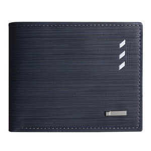 <span class=keywords><strong>Portafoglio</strong></span> Corto da <span class=keywords><strong>Uomo</strong></span> ZWY015, Nuovo Design alla Moda, Impermeabile, in Pelle PU Tinta Unita, con Fermasoldi e Porta Carte Multi-Scomparto - Product Image 1