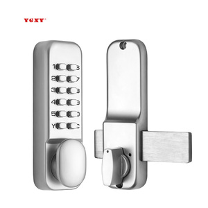 ล็อคประตูแบบดิจิตอล Botones แบบดันแบบเม็ดกันน้ําและกันแดด - Product Image 1