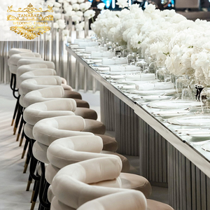 Silla Vip usada venta patas de metal negro fiesta banquete para boda - Product Image 5