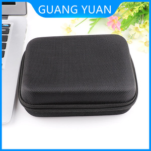 Étui de rangement EVA pour écouteurs, câble de données, chargeur, batterie externe, protection de disque dur, noir, 2-3 compartiments, sac à fermeture éclair - Product Image 3