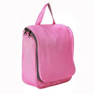 BSCI Factory <b>Folded</b> Waterproof Bathroom Storage <b>Bag</b> Oxford Travel Cosmetic <b>Bags</b> Customize Organizer Makeup Toiletry <b>Bag</b> with - Product Image 6