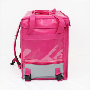 Borsa Termica Personalizzata per Pranzo, Impermeabile, Bianca, con Marchio, Borsa a Tracolla Rigida per Consegne - Product Image 2