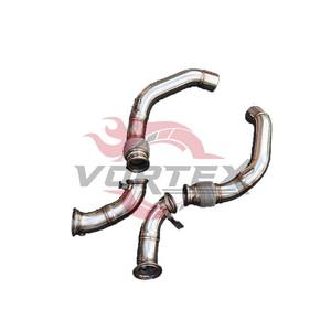 Tubería de Escape Turbo Vortex con Protección Térmica de Acero Inoxidable SS304 para F90 M5, Acabado Pulido Espejo, Garantía de 24 Meses, Mejora del Rendimiento, Instalación con Pernos - Product Image 3