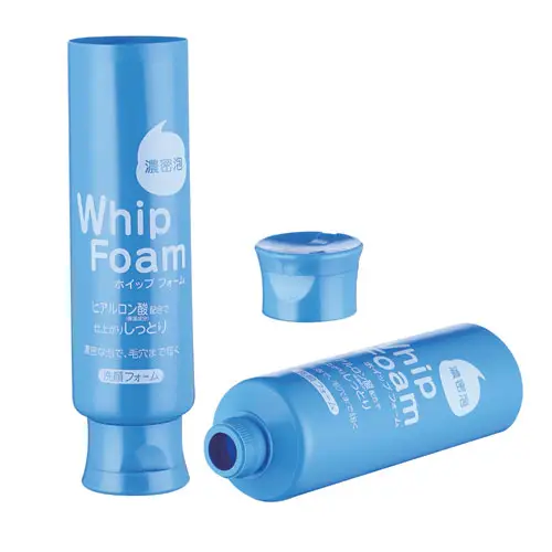 Tubo de plástico exprimible reciclado 100% 3-400ml loción para el cuidado de la piel tubo de plástico cosmético biodegradable