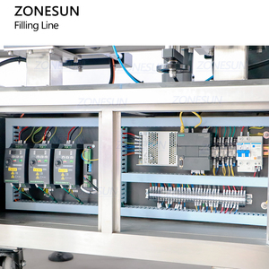 ZONESUN ZS-AFCL6 Línea Automática de Llenado, Tapado y Etiquetado de Botellas de Vidrio con Rodillo para Perfume, Aceite, Desodorante y Líquidos Cosméticos - Product Image 6